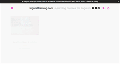 Desktop Screenshot of linguisttraining.com
